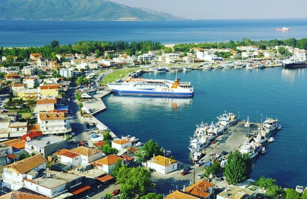 Apartmán Sea View Keramotí Exteriér fotografie